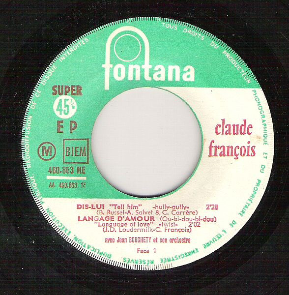 Claude François - Dis-Lui 3 Claude François - Dis-Lui