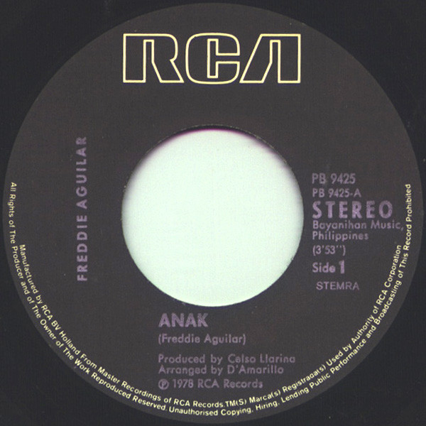 Freddie Aguilar - Anak / Child 2 Freddie Aguilar - Anak / Child