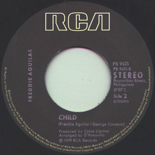 Freddie Aguilar - Anak / Child 3 Freddie Aguilar - Anak / Child