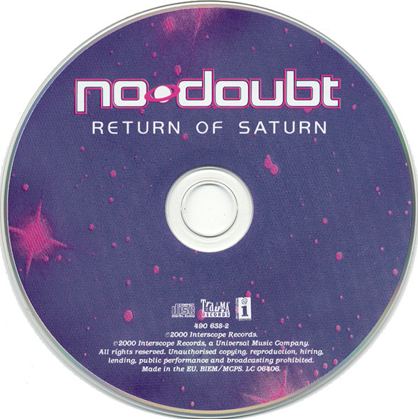 No Doubt - Return Of Saturn 4 No Doubt - Return Of Saturn
