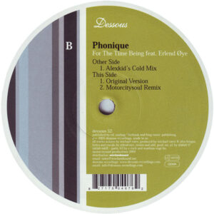 Phonique - For The Time Being