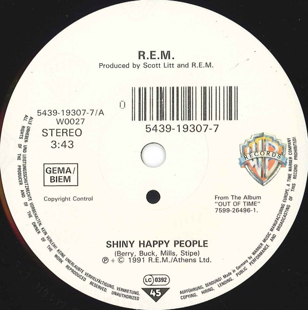 R.E.M. - Shiny Happy People 3 R.E.M. - Shiny Happy People