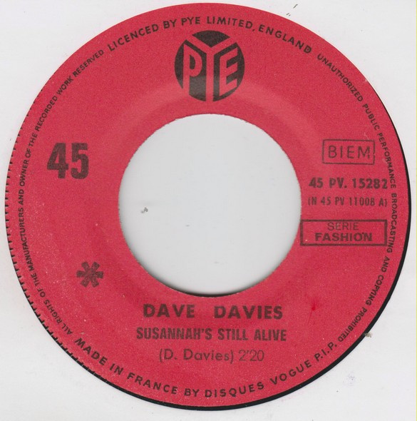 Dave Davies - Susannah's Still Alive 3 Dave Davies - Susannah's Still Alive
