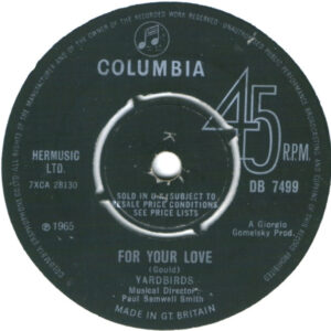 The Yardbirds - For Your Love