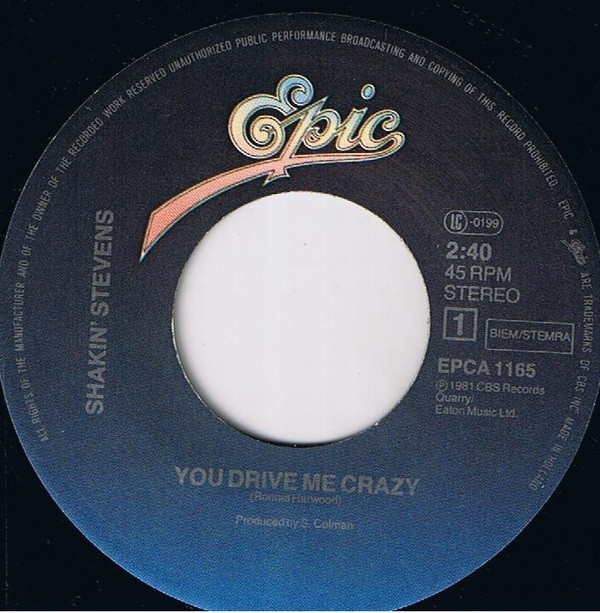 Shakin' Stevens - You Drive Me Crazy 3 Shakin' Stevens - You Drive Me Crazy
