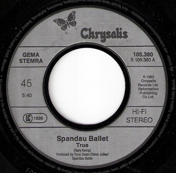 Spandau Ballet - True 3 Spandau Ballet - True