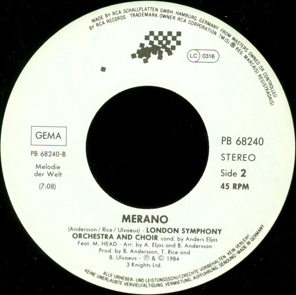 Murray Head - One Night In Bangkok 4 Murray Head - One Night In Bangkok