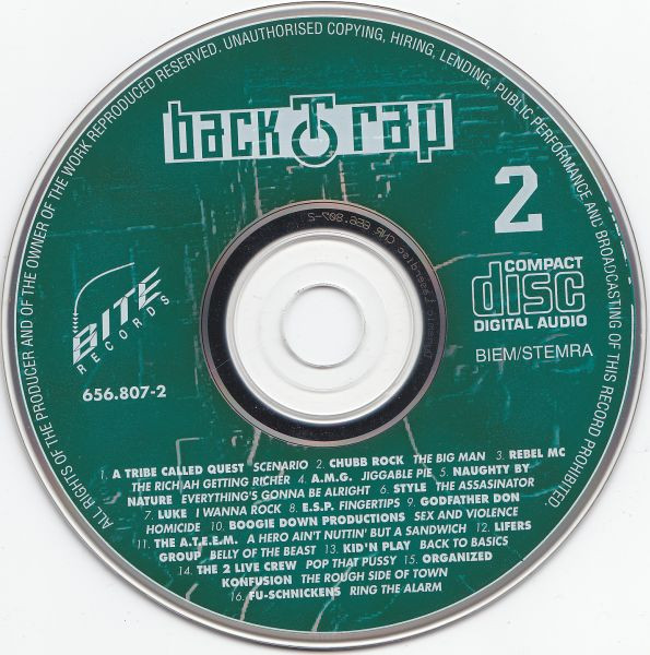 Various - Back To Rap Volume 2 3 Various - Back To Rap Volume 2