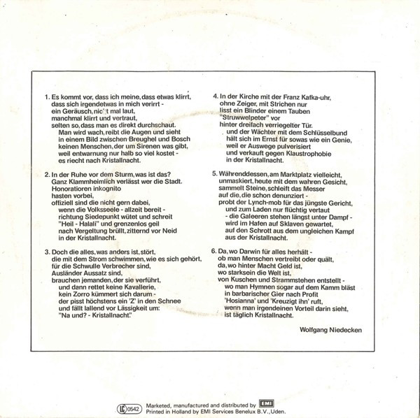 BAP - Kristallnaach / Wellenreiter 2 BAP - Kristallnaach / Wellenreiter