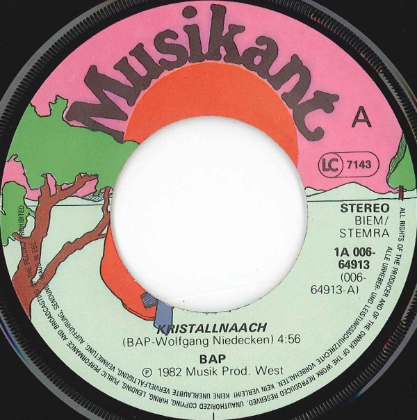 BAP - Kristallnaach / Wellenreiter 3 BAP - Kristallnaach / Wellenreiter