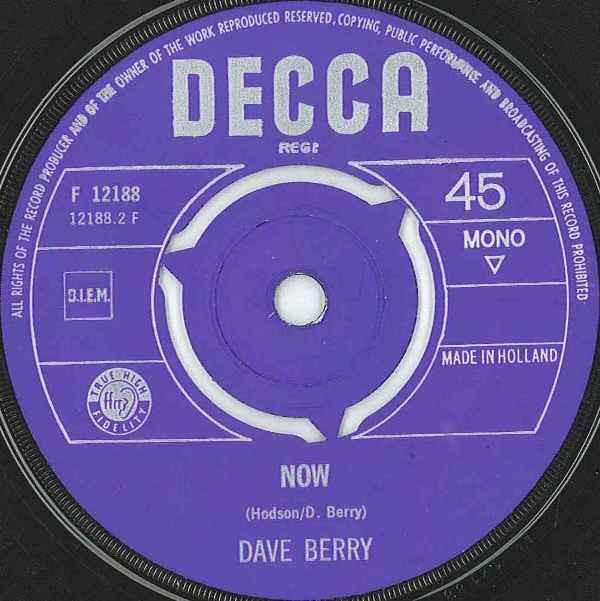 Dave Berry - This Strange Effect / Now 4 Dave Berry - This Strange Effect / Now