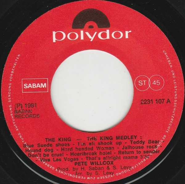 Pete Willcox - The King 3 Pete Willcox - The King