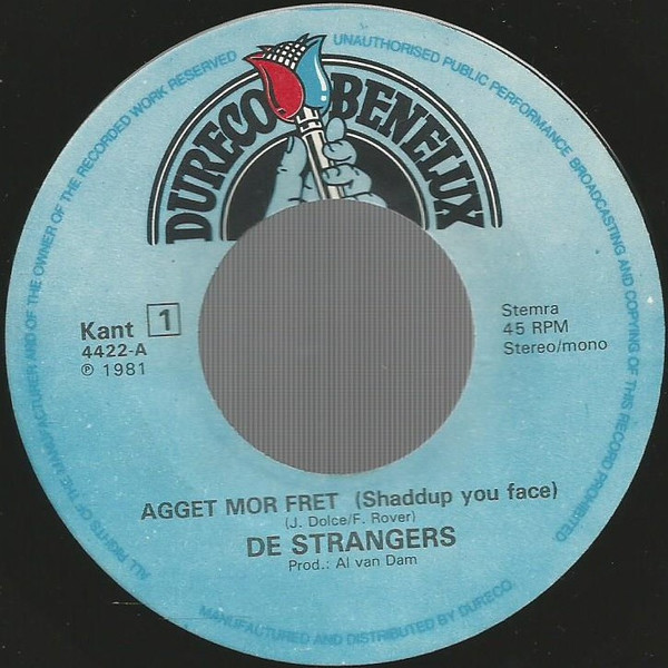 De Strangers - Agget Mor Fret / De Zusterkes Van Liefde 2 De Strangers - Agget Mor Fret / De Zusterkes Van Liefde