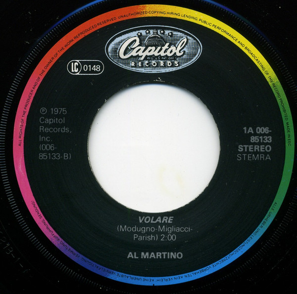 Al Martino - Volare / Spanish Eyes 4 Al Martino - Volare / Spanish Eyes