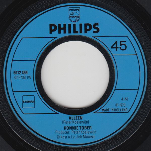 Ronnie Tober - Alleen 3 Ronnie Tober - Alleen