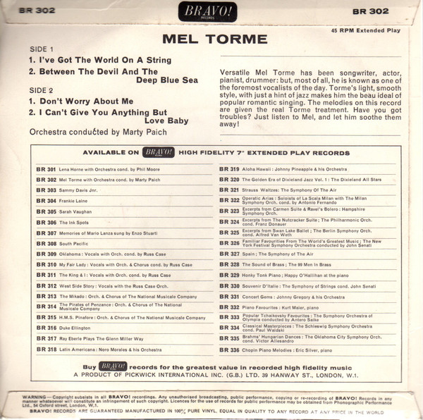 Mel Tormé - Mel Tormé 2 Mel Tormé - Mel Tormé