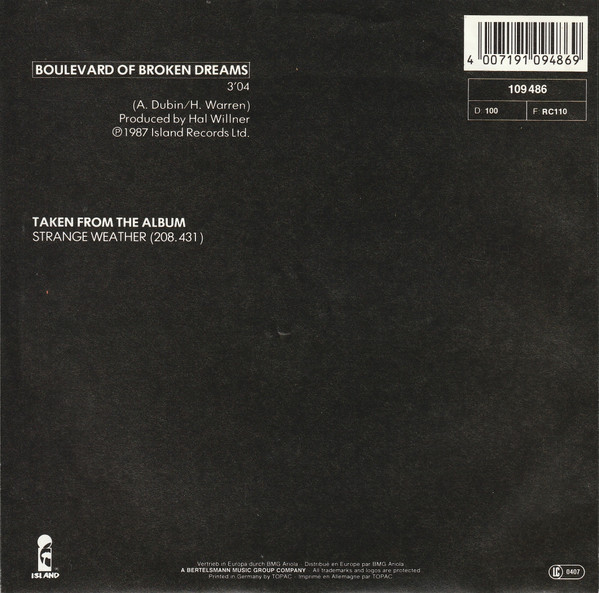 Marianne Faithfull - Boulevard Of Broken Dreams 2 Marianne Faithfull - Boulevard Of Broken Dreams