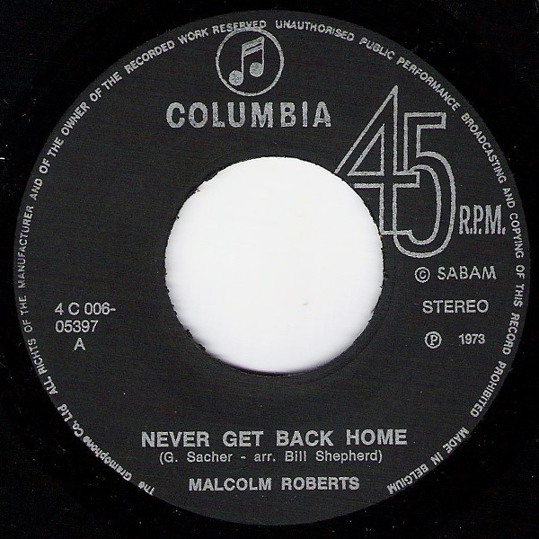 Malcolm Roberts - Never Get Back Home 2 Malcolm Roberts - Never Get Back Home