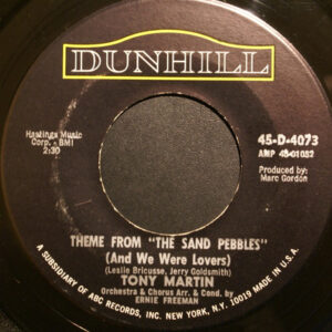 Tony Martin (3) - Theme From 'The Sand Pebbles' (And We Were Lovers)