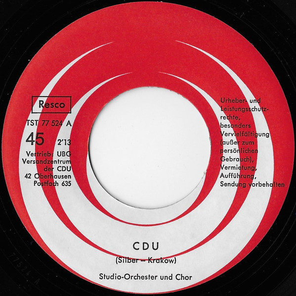 Various - Hits Aus Bonnanza - Wir Wählen CDU 3 Various - Hits Aus Bonnanza - Wir Wählen CDU
