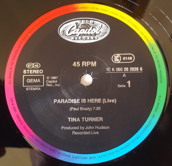 Tina Turner - Paradise Is Here (Special Tour Souvenir Package) 4 Tina Turner - Paradise Is Here (Special Tour Souvenir Package)