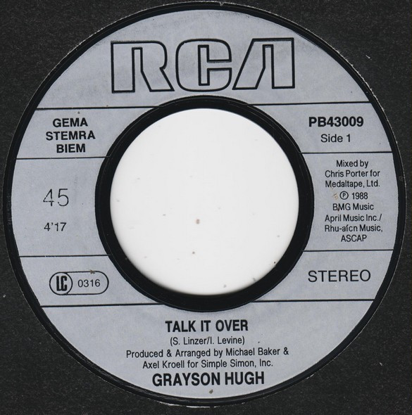Grayson Hugh - Talk It Over 3 Grayson Hugh - Talk It Over