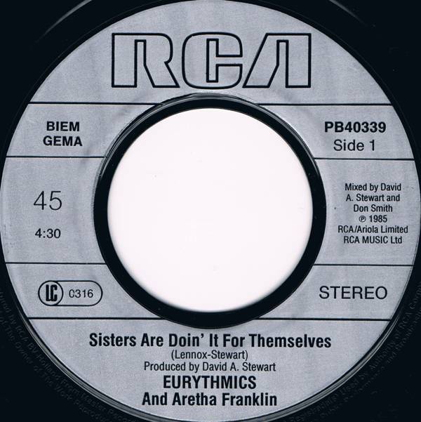 Eurythmics - Sisters Are Doin' It For Themselves 3 Eurythmics - Sisters Are Doin' It For Themselves