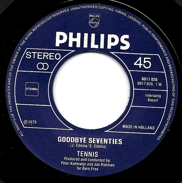 Tennis (8) - Goodbye Seventies 2 Tennis (8) - Goodbye Seventies