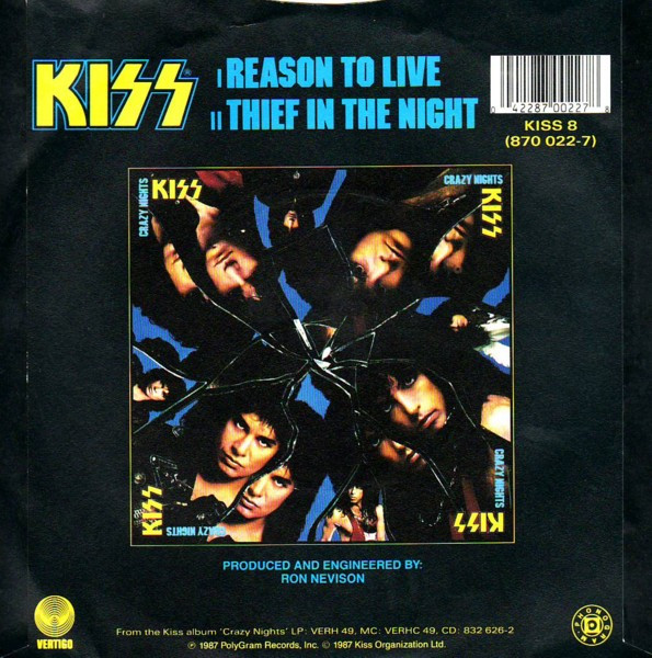 Kiss - Reason To Live 2 Kiss - Reason To Live