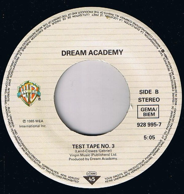 The Dream Academy - Life In A Northern Town 4 The Dream Academy - Life In A Northern Town