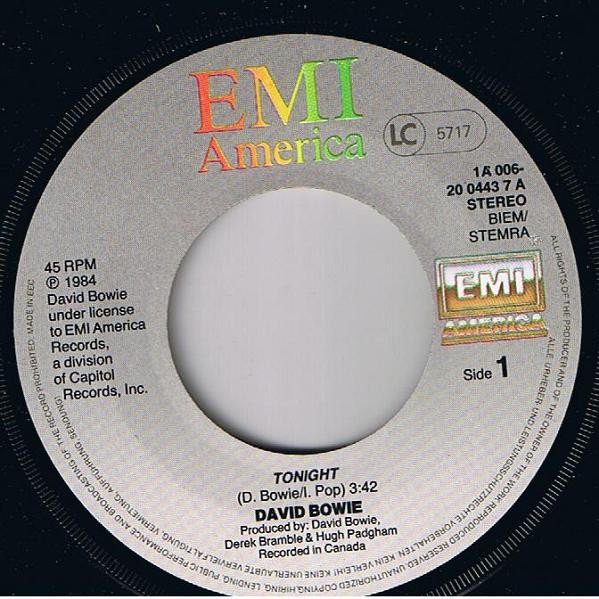 David Bowie - Tonight 3 David Bowie - Tonight