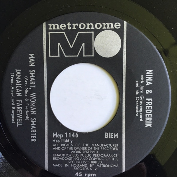 Nina & Frederik - Day-O / Come Back, Liza / Man Smart, Woman Smarter / Jamaican Farewell 3 Nina & Frederik - Day-O / Come Back, Liza / Man Smart, Woman Smarter / Jamaican Farewell