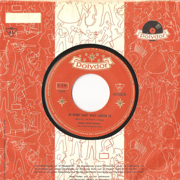 Annie Palmen - Ik Zal Je Nooit Meer Vergeten / Ik Weet Niet Wat Liefde Is 2 Annie Palmen - Ik Zal Je Nooit Meer Vergeten / Ik Weet Niet Wat Liefde Is
