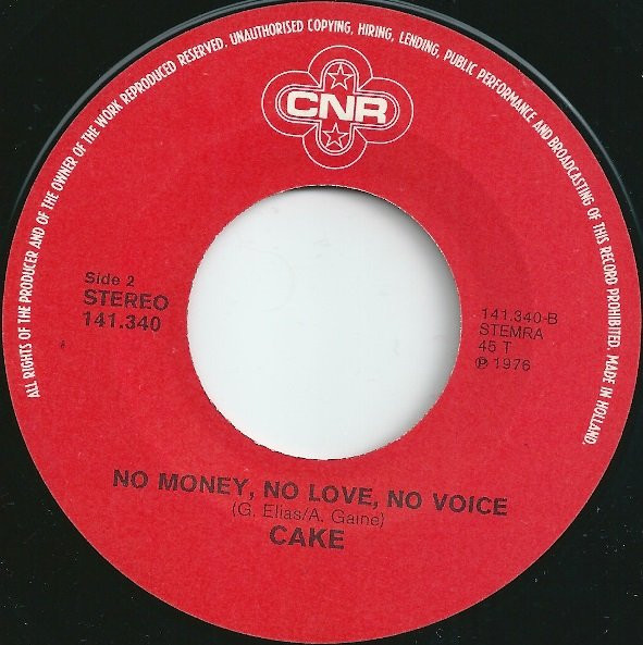 Cake (3) - No Money, No Love 4 Cake (3) - No Money, No Love