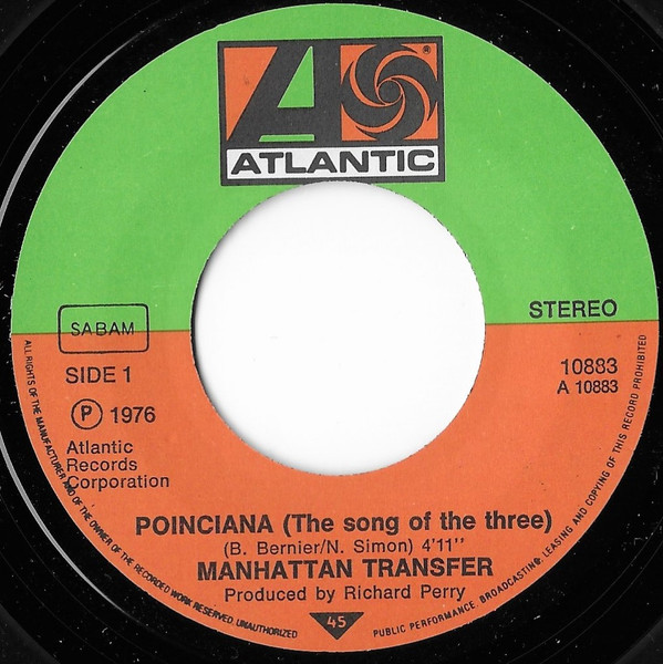 The Manhattan Transfer - Poinciana 3 The Manhattan Transfer - Poinciana