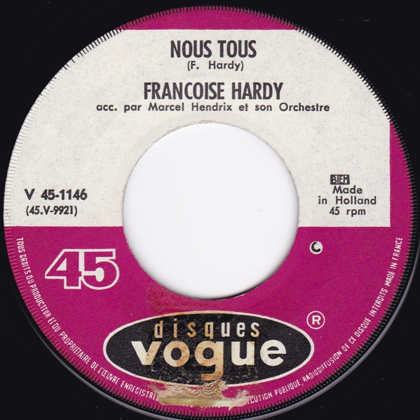 Françoise Hardy - Nous Tous 2 Françoise Hardy - Nous Tous