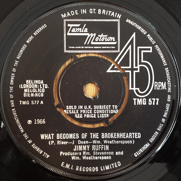 Jimmy Ruffin - What Becomes Of The Brokenhearted 1 Jimmy Ruffin - What Becomes Of The Brokenhearted