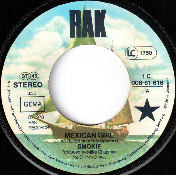 Smokie - Mexican Girl 3 Smokie - Mexican Girl