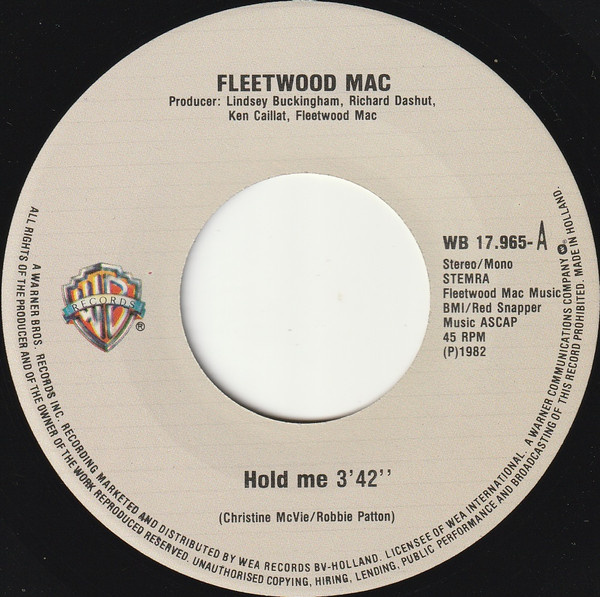 Fleetwood Mac - Hold Me 3 Fleetwood Mac - Hold Me