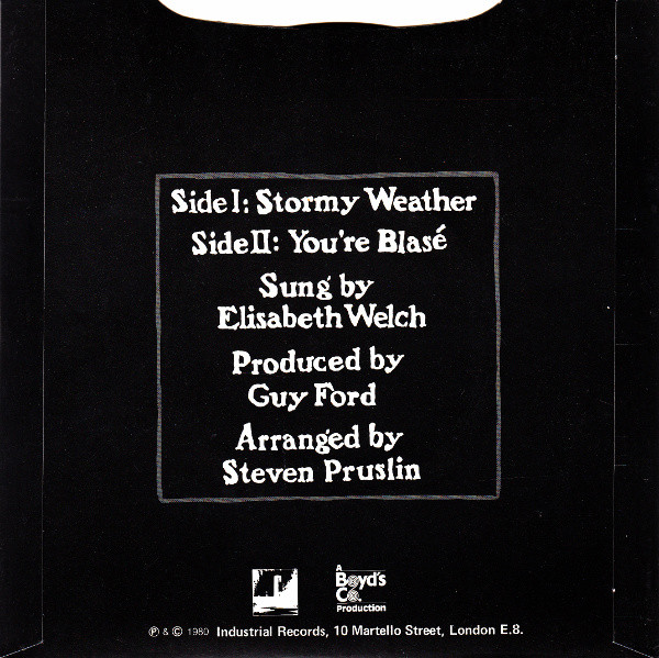 Elisabeth Welch - Stormy Weather 2 Elisabeth Welch - Stormy Weather