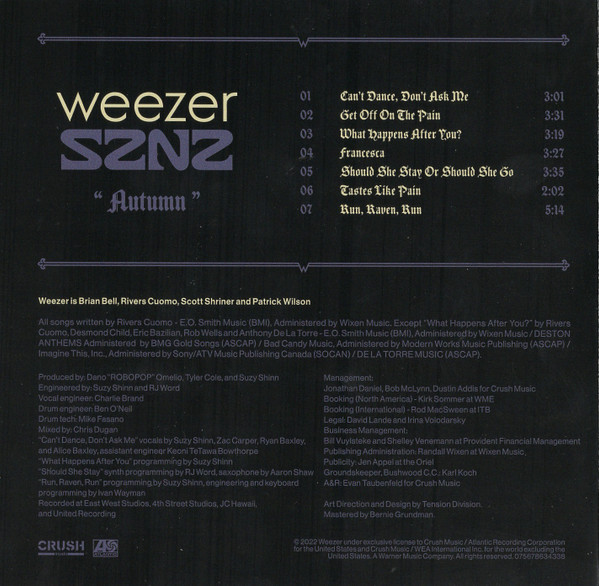 Weezer - SZNZ: Autumn 4 Weezer - SZNZ: Autumn