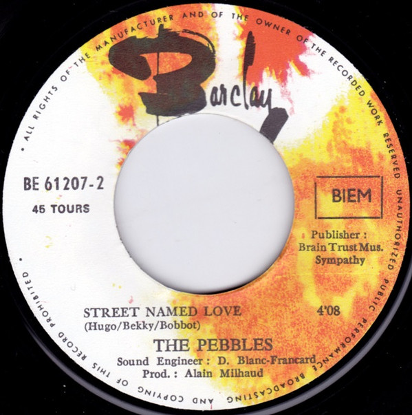 The Pebbles - Mackintosh / Street Named Love 4 The Pebbles - Mackintosh / Street Named Love