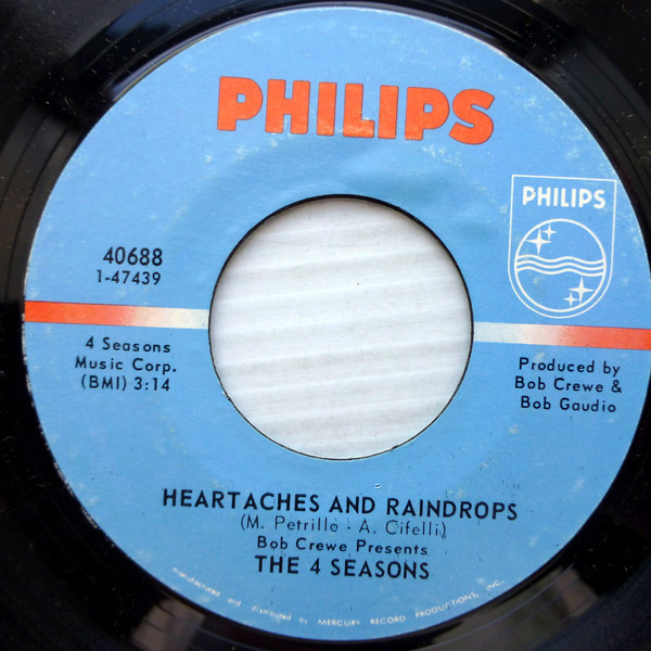 The Four Seasons - Lay Me Down / Heartaches And Raindrops 2 The Four Seasons - Lay Me Down / Heartaches And Raindrops