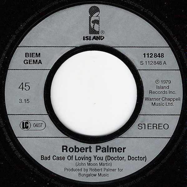 Robert Palmer - Bad Case Of Loving You (Doctor, Doctor) 3 Robert Palmer - Bad Case Of Loving You (Doctor, Doctor)