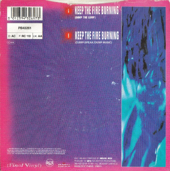 Michael Rose - Keep The Fire Burning (Dump The Lump) 2 Michael Rose - Keep The Fire Burning (Dump The Lump)