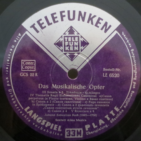 Johann Sebastian Bach - Johann Sebastian Bach - Das Musikalische Opfer 4 Johann Sebastian Bach - Johann Sebastian Bach - Das Musikalische Opfer