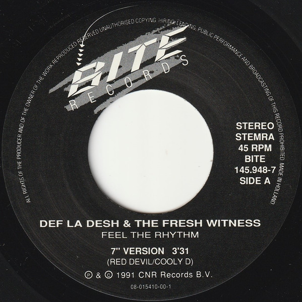Def La Desh & The Fresh Witness - Feel The Rhythm 3 Def La Desh & The Fresh Witness - Feel The Rhythm