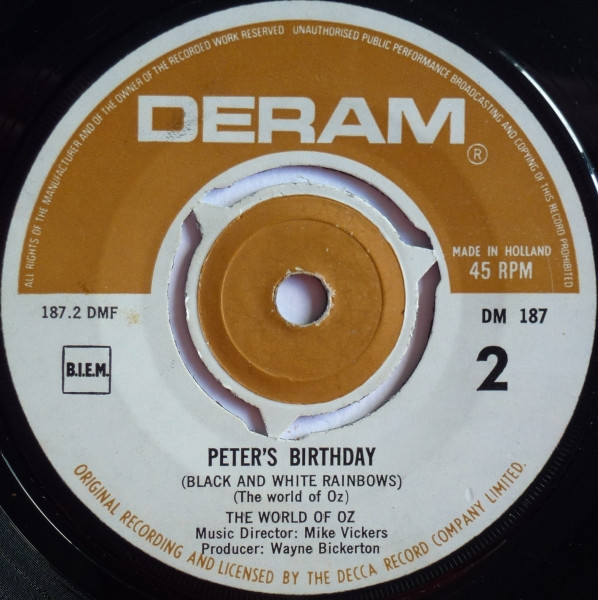 The World Of Oz - The Muffin Man / Peter's Birthday 4 The World Of Oz - The Muffin Man / Peter's Birthday