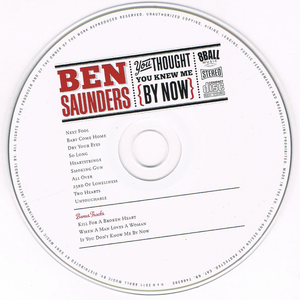 Ben Saunders (2) - You Thought You Knew Me By Now 3 Ben Saunders (2) - You Thought You Knew Me By Now