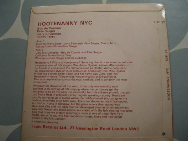 Pete Seeger - Hootenanny NYC 2 Pete Seeger - Hootenanny NYC
